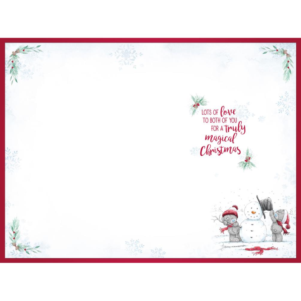 Special Daughter & Son In Law Me To Bear Christmas Card Extra Image 1